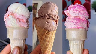 Let’s Make Ice Cream At Home With Only 3 Ingredients  3 Flavors Using 2 Easy Methods [upl. by Zetta351]