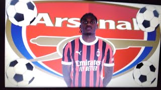 Fc 25 Arsenal career mode episode 6 Rafael Leao signs for Arsenal2 [upl. by Cerracchio]