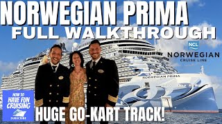 Norwegian Prima Full Walkthrough in 4K Cruise norwegianprima norwegiancruise [upl. by Truk]