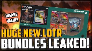 Leaked New Lord of the Rings Bundles Which LotR Commander Precon To Buy Magic The Gathering [upl. by Doomham861]