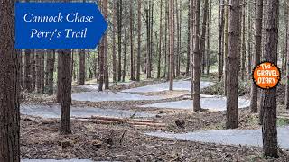 Cannock Chase  Birches Valley and the New Blue Route  Perrys Trail [upl. by Annavaig]