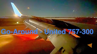 STurn and GoAround  United 757300 [upl. by Dnalra]