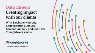 Creating impact with our clients  Data and AI careers at Thoughtworks India [upl. by Limber]