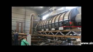 SIMEC Rice Husk Carbonization System Operation Video [upl. by Noella]