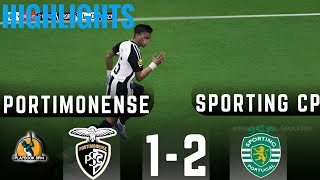 Portimonense VS Sporting Cp Highlights Football Match Champions League 2425 [upl. by Parsons827]