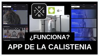 APP GRATIS para hacer ejercicio THENX  Ejercicios de CALISTENIA  Análisis ¿Funciona [upl. by Lorollas]