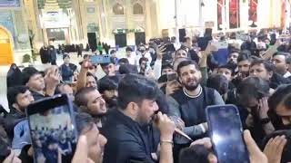 batool ro parin  mir hasan mir noha bibi fatima  holy shrine imam ali  ayam e fatmiya 2024 [upl. by Yema720]