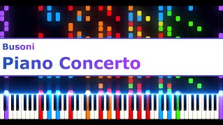 Busoni  Piano Concerto Op 39 [upl. by Nosyerg]