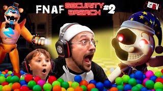 FNAF Security Breach 2 Escape the Scary Daycare Ballpit with no FREDDY FGTeeV vs MoonDrop [upl. by Ketchum]