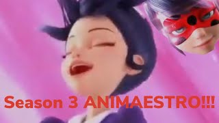 Miraculous Ladybug Season 3 Episode 6 Animaestro Ladybug Transformation [upl. by Llyrehc801]