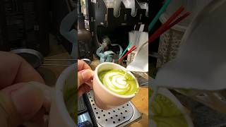 Matcha latte art [upl. by Koerlin733]