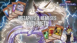 Metaphys x Nemeses finally viable Banish banish banish Fun antimeta deck YuGiOh Master Duel [upl. by Jeunesse]