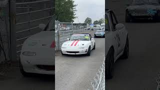 Mazda MX5 Cup on way to track Oulton Park oultonpark [upl. by Aidas]