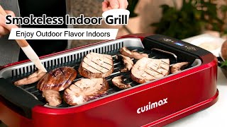 Cusimax Smokeless Indoor Electric Grill  Smokeless Indoor Electric Grill  Indoor Electric Grill [upl. by Analle404]