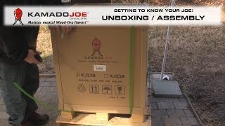 Kamado Joe  Unboxing and Assembly [upl. by Three]