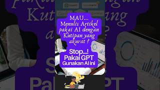 AI Dengan Kutipan Akurat ai scite trandingshorts youtubeshorts menulis gpt pendidikan [upl. by Sillihp]