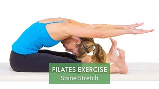 Pilates Exercise Spine Stretch  Pilates Anytime [upl. by Chaffinch619]