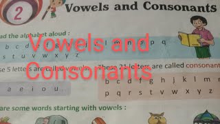 Vowels and Consonants  Vowels 5 Consonants 21 English Alphabet 👆 [upl. by Innig191]