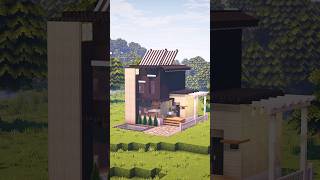 Tiny Modern house with Cocricot mod minecraft cocricot modernhouse [upl. by Gaal]