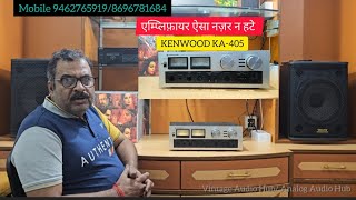 KENWOOD STEREO AMPLIFIER KA405 IN MINT CONDITION FOR SALE [upl. by Ardra]