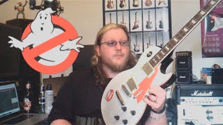 Budget Guitar 5 Rockburn Les Paul quotGhostbustersquot Tribute [upl. by Faunia686]