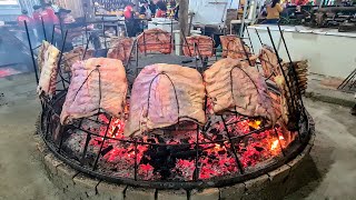 Churrasco brasileiro os bastidores de uma churrascaria especializada em COSTELÃO 12 horas [upl. by Nileek796]