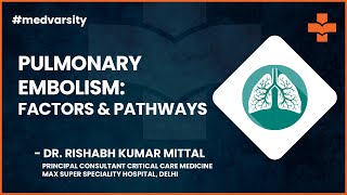 Pulmonary Embolism  Factors and Pathways  Medical Case Discussion  Assimilate by Medvarsity [upl. by Zephan]