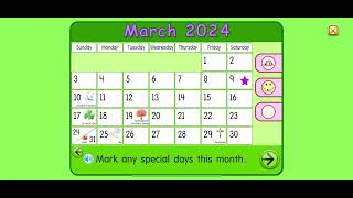 Starfall Calendar March 9 2024 [upl. by Duahsar]