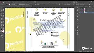 Packiro Druckvorlagen  Schriften amp Linien einfügen [upl. by Ydualc722]