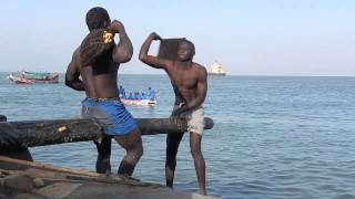 Pillow fight in the Gambia [upl. by Yankee]