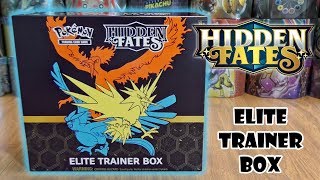 Hidden Fates Elite Trainer Box Opening [upl. by Alyn]