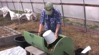 How to Make Compost with a Compost Tumbler [upl. by Atikat]