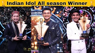 Indian Idol 13 Winner Runnerup  Indian Idol All seasons Winners 1 To 13 [upl. by Akihsar99]