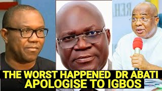 THE WORST HAS FINALLY HAPPENED TO DR ABATI REGRET AND APOLOGISE TO INDI IGBO SELL LANDS FOR EVERYONE [upl. by Harday]