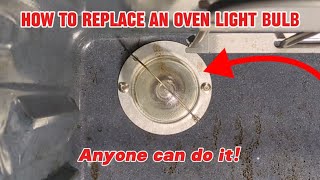 How to Replace an Oven Light Bulb  GE [upl. by Oelak]