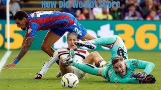 Crystal Palace vs Manchester United Match Reaction Stunned MrJoshiej So Many Chances No Goal [upl. by Torre808]