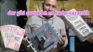 şartelden kaç para kazandık degerlielementavcisi scrap silver bakır gümüş copper [upl. by Anotal310]