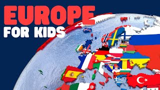 Europe for Kids  Learn interesting facts and History about the European Continent [upl. by Hanad]