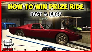 How to Claim Prize Ride FAST in GTA 5 Online  FREE CAR How to win all Races [upl. by Saqaw]