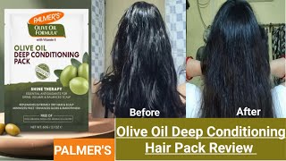 Palmers Olive Oil Deep Conditioning Hair Pack Reviewसिर्फ २४० रुपए में spa करे घर पे [upl. by Hizar]