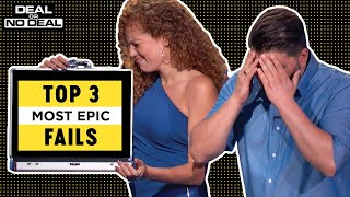 Top 3 Most Epic Fails  Deal Or No Deal [upl. by Jaan]