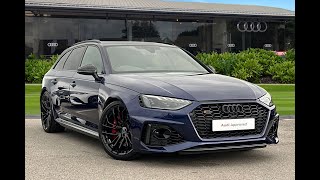 Approved Used Audi RS4 Avant RS4 Avant Carbon Black 450 PS tiptronic  Blackburn Audi [upl. by Zahc]