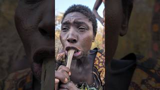 What a delicious Soup Hadza Makes for todays So delicious natural 😋🍲‼️😲hadzabetribe villagelife [upl. by Tedric]