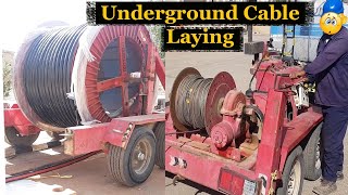 Underground Cable  Cable Laying Work  Underground Cable Laying  11kv cable installation  MM Asif [upl. by Recha791]