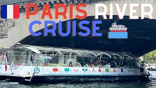 A Paris boat tour along the River Seine French guideTop Tourist spots 🇫🇷 4K [upl. by Alyehc]