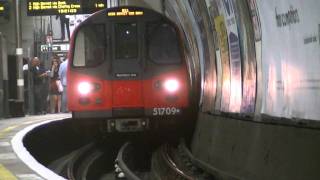 Northern Line 1995TS 51709 Arriving Clapham North [upl. by Submuloc322]