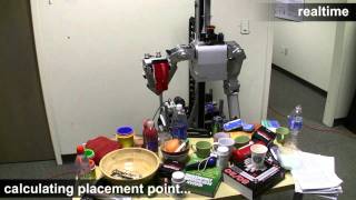 The Robot Cody Placing Objects in Clutter [upl. by Tiertza]