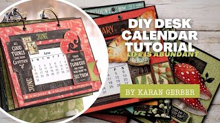 DIY Desk Calendar Tutorial [upl. by Dew925]