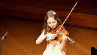 Breughel violin competition 2024 H Wieniawski Polonaise brillante No2 Op21 Amaj [upl. by Ehgit]