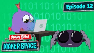 Angry Birds MakerSpace  Will’s Spider Bot Build  S1 Ep12 [upl. by Anirahc]